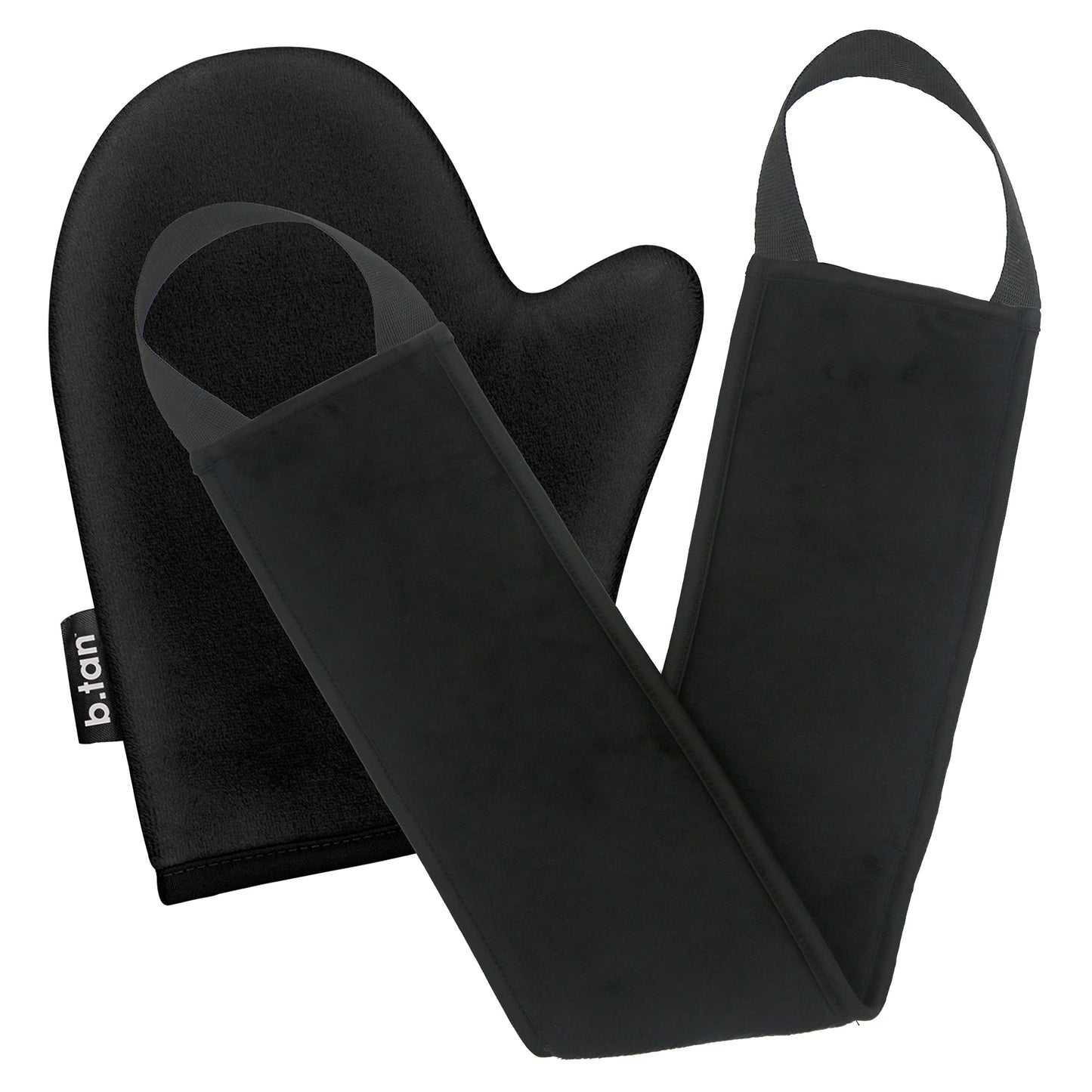 b.tan Self Tanning Mitt | I Don't Want Tan On My Hands - Sunless Tanner Applicator Glove w/Thumb, Streak-Free, Velvety Soft, Reusable, Face & Body, Great for Foam, Mousse, Gradual Lotion, & Drops
