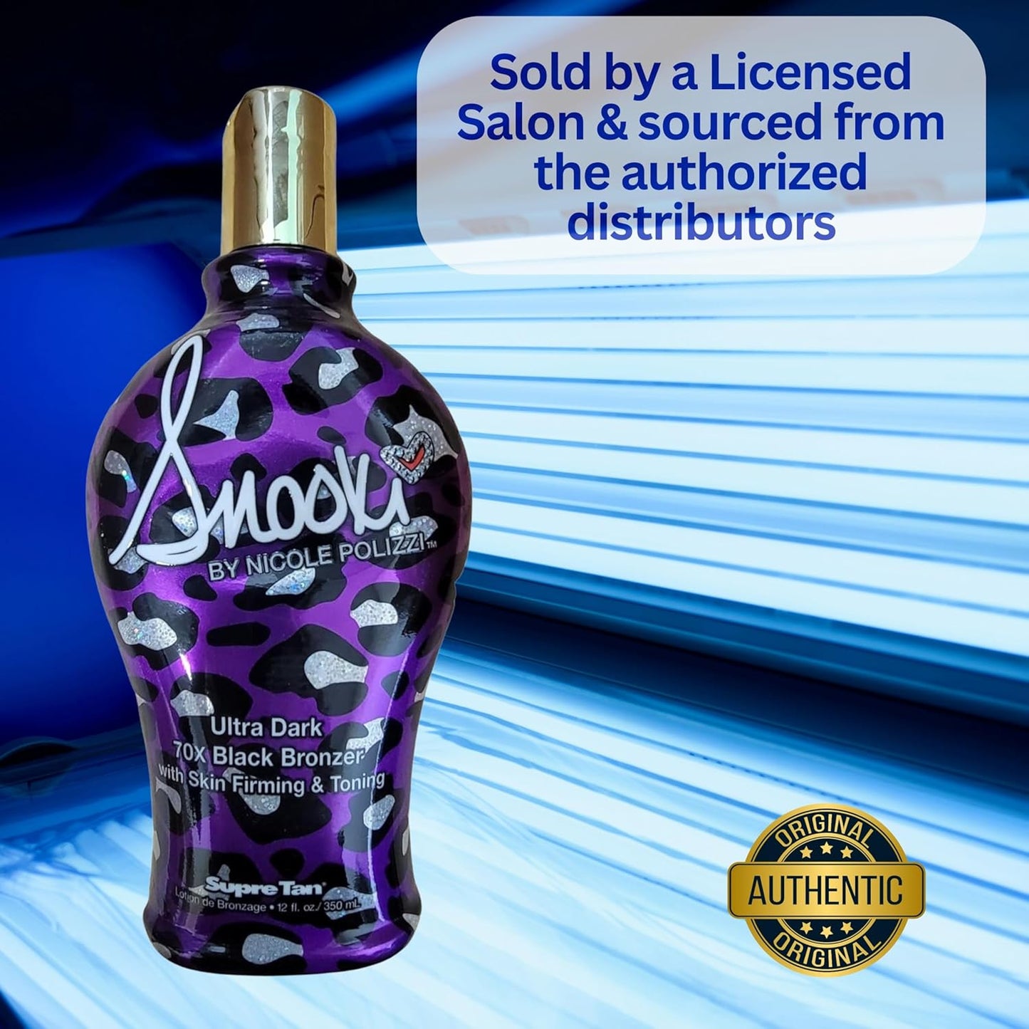 Supre - Snooki Ultra Dark 70X Black Bronzer w/ Skin Firm & Toning - 12 fl oz