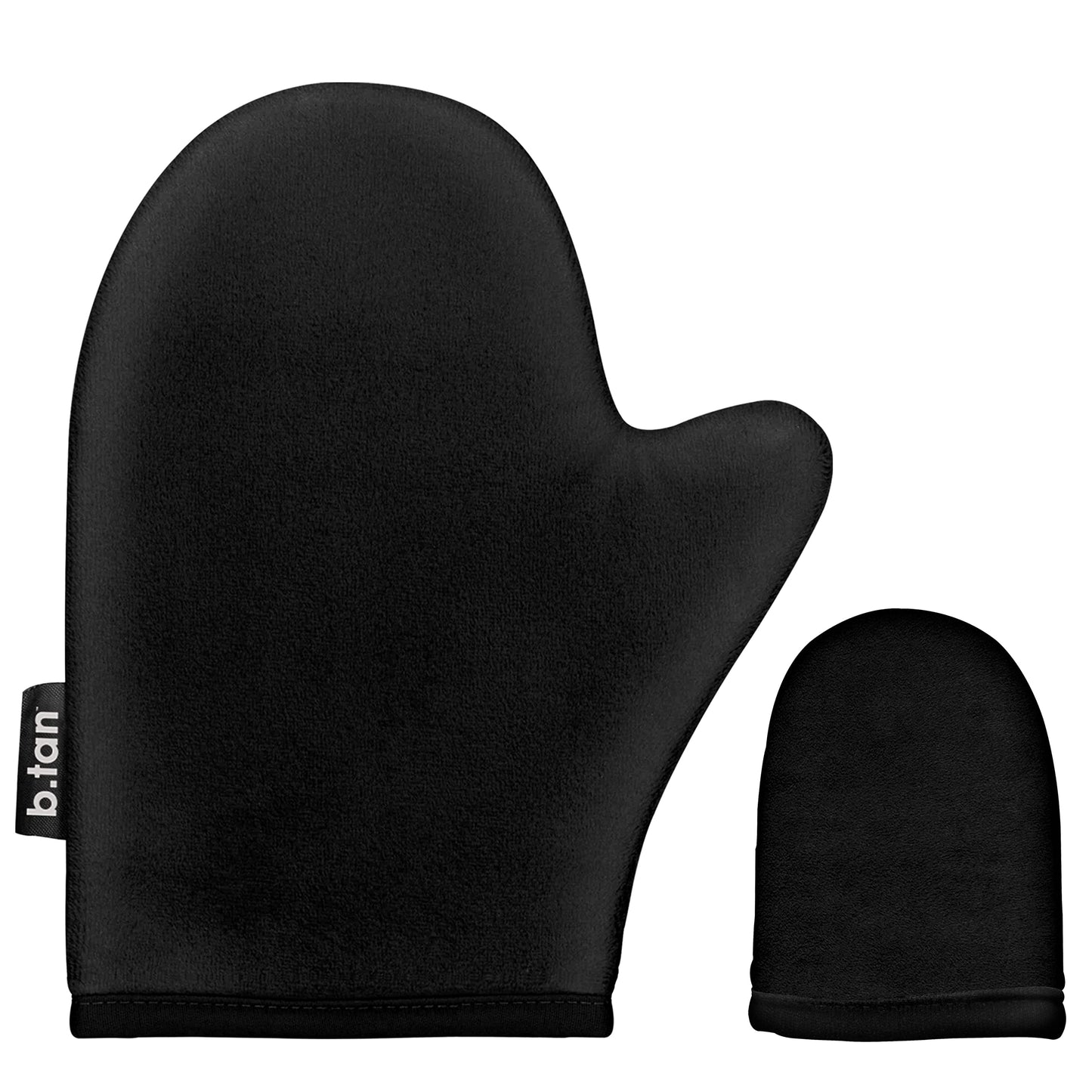 b.tan Self Tanning Mitt | I Don't Want Tan On My Hands - Sunless Tanner Applicator Glove w/Thumb, Streak-Free, Velvety Soft, Reusable, Face & Body, Great for Foam, Mousse, Gradual Lotion, & Drops