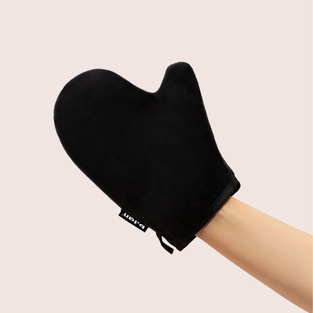 b.tan Self Tanning Mitt | I Don't Want Tan On My Hands - Sunless Tanner Applicator Glove w/Thumb, Streak-Free, Velvety Soft, Reusable, Face & Body, Great for Foam, Mousse, Gradual Lotion, & Drops