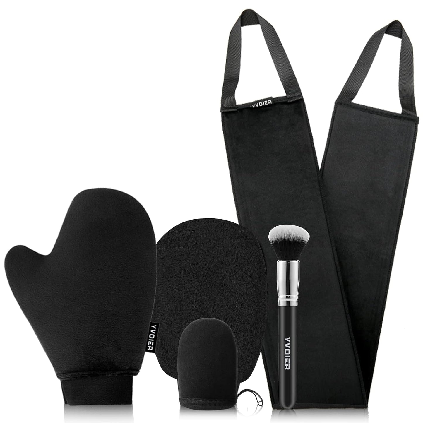 Self Tanning Mitt Applicator Kit, 5 Pack Self Tanner Mitt Applicator, Tanning Mitts Self Tanner Glove, Tanning Glove for Self Tan Mitt, Sunless Tanner Mitt, Muti-Use Self Tanner Mit Tan Mit